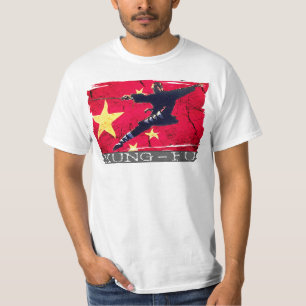 Kung Fu Icon T-shirt (Chinese Flag)