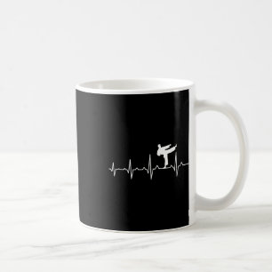 Kung Fu Karate Heartbeat Black Belt Martial Arts Coffee Mug