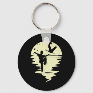 Kung Fu Karate Taekwondo Aikido Ju-Jutsu Moon Key Ring