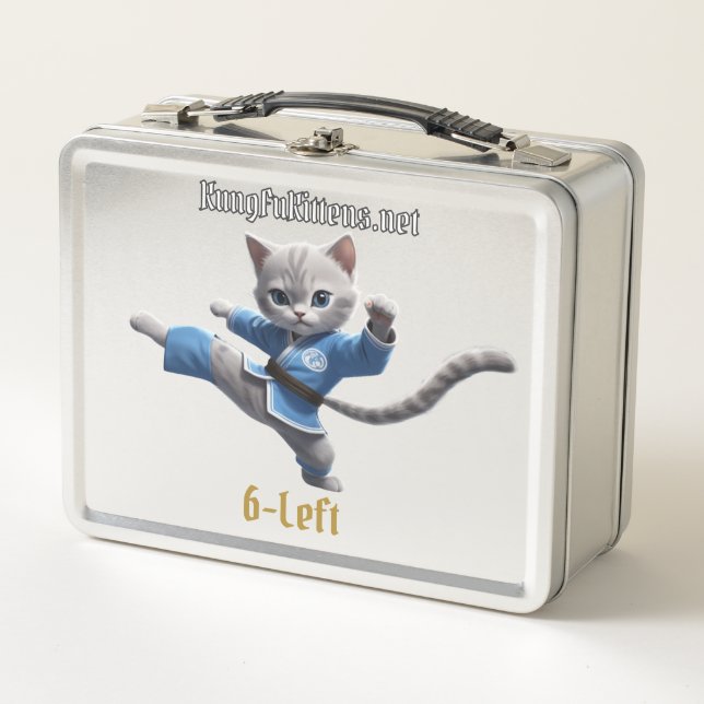 Kung Fu Kittens Lunch Box (6-Left) (Front)