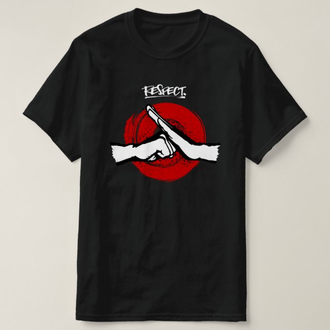 Kung Fu - Martial Arts - Respect T-Shirt (Design Front)