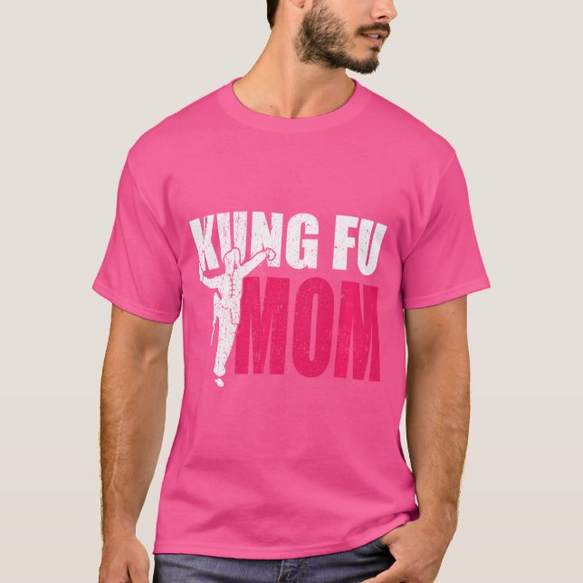 Kung Fu Mum Gift Idea Cool Kung Fu Fighting Women T-Shirt (Front)