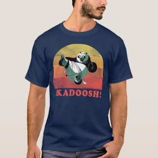 Kung Fu Panda ash Circle Portrait vintage T-Shirt