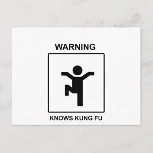 Kung Fu Postcard