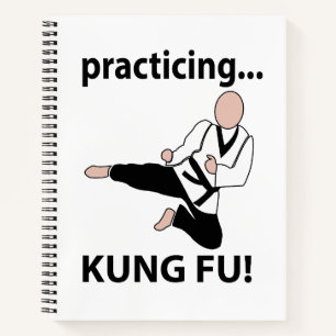 Kung Fu Practicing Kung Fu Notebook