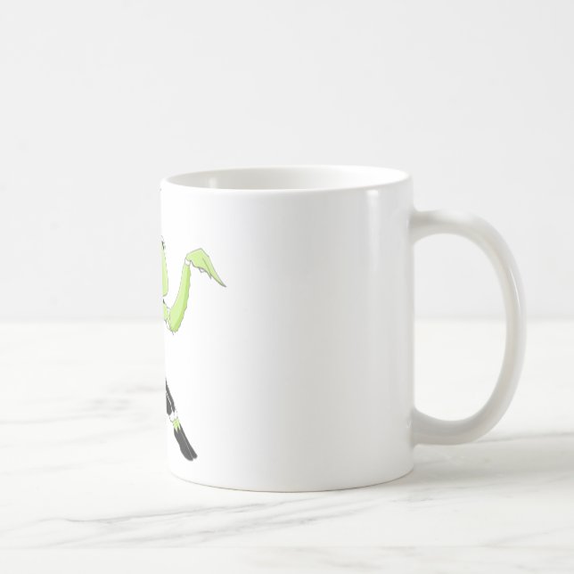 Kung Fu Praying Mantis Coffee Mug (Right)