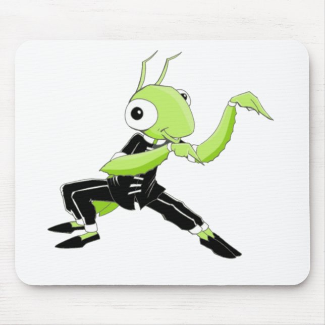 Kung Fu Praying Mantis Mouse Pad (Front)