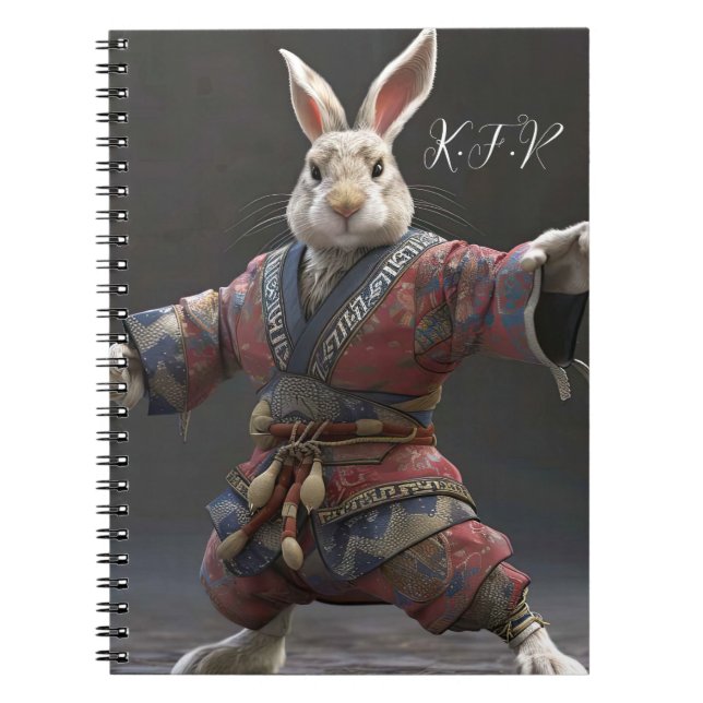 Kung Fu Rabbit Notebook (Front)