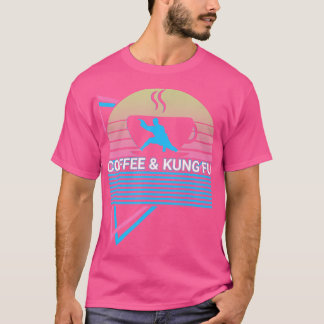 Kung Fu Retro Coffee Kung Fu T-Shirt
