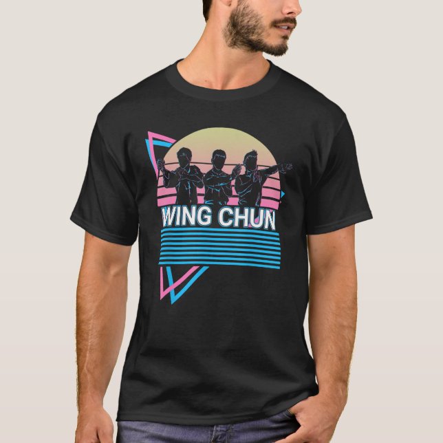 Kung Fu Retro Wing Chun T-Shirt (Front)