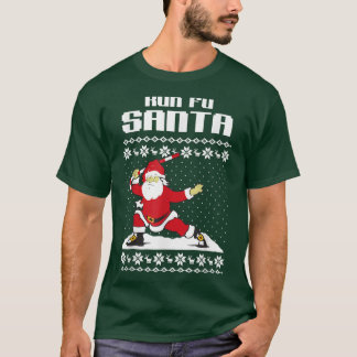 Kung Fu SANTAChristmas Men T-Shirt