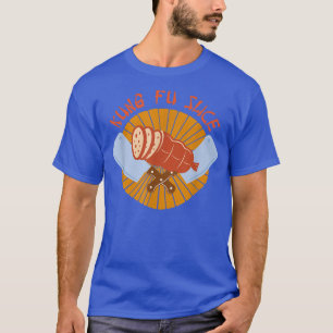Kung Fu SliceFunny Cook Cooking Chef Asian Butcher T-Shirt