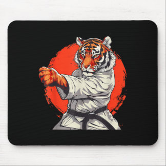 Kung Fu Tiger Martial Arts Kickboxing Taekwondo Mouse Pad
