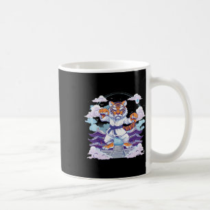 Kung Fu Tiger Pagoda Tower Judo Mma Taekwondo Kick Coffee Mug