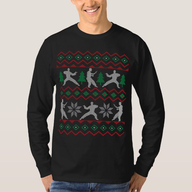 KUNG FU UGLY CHRISTMAS SWEATER (Front)