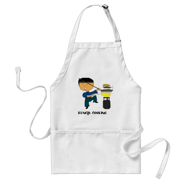 Kungfu cooking standard apron (Front)
