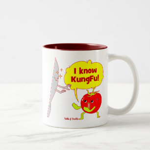 KungFu Tomato Doodle Art Mug