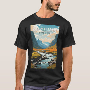 Kungsleden Sweden Travel Art Vintage T-Shirt