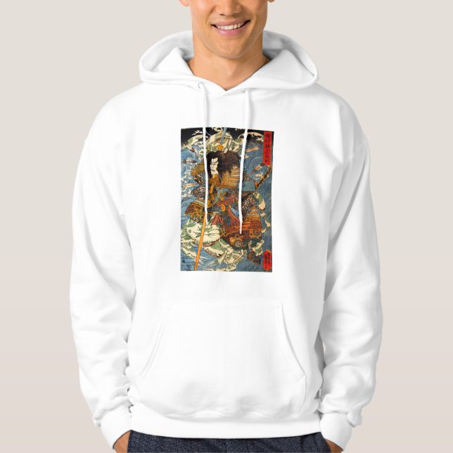 Kuniyoshi Samurai Hoodie (Front)