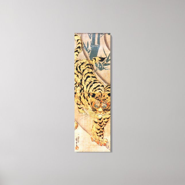 Kuniyoshi Tiger Canvas Print (Front)