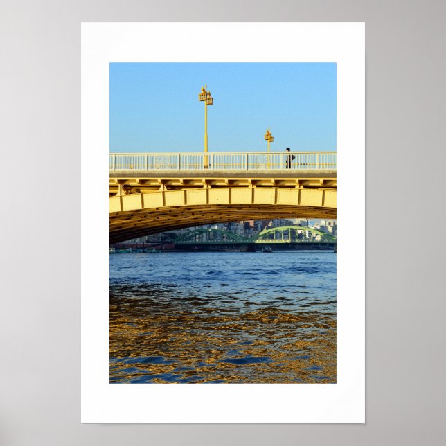 Kuramae Bridge, Sumida River: Tokyo Poster (Front)