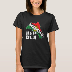 Kurden Kurdistan Newroz Kurdi Flag Her Biji Kurdis T-Shirt