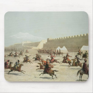 Kurdish and Tatar Warriors at Sadar Abbat, Armenia Mouse Pad
