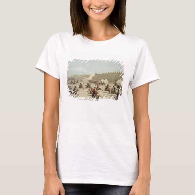 Kurdish and Tatar Warriors at Sadar Abbat, Armenia T-Shirt (Front)