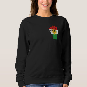 Kurdish Flag JIN JIYAN AZADI Support Kurdish women Sweatshirt