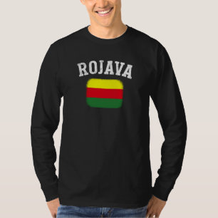 Kurdish Kurds Rojava Flag Freedom Kurdistan T-Shirt