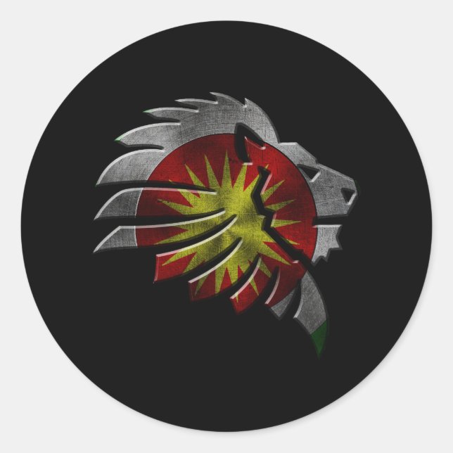Kurdistan Classic Round Sticker (Front)