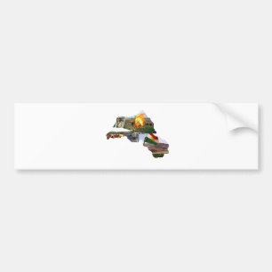 kurdistan culture bumper sticker