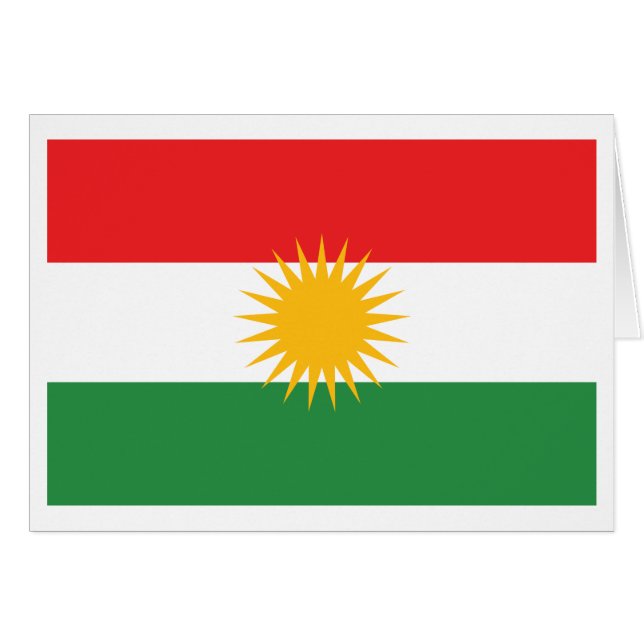 Kurdistan Flag (Front Horizontal)