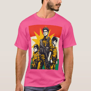 Kurdistan Flag Active T-Shirt