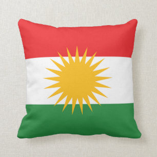Kurdistan Flag Cushion