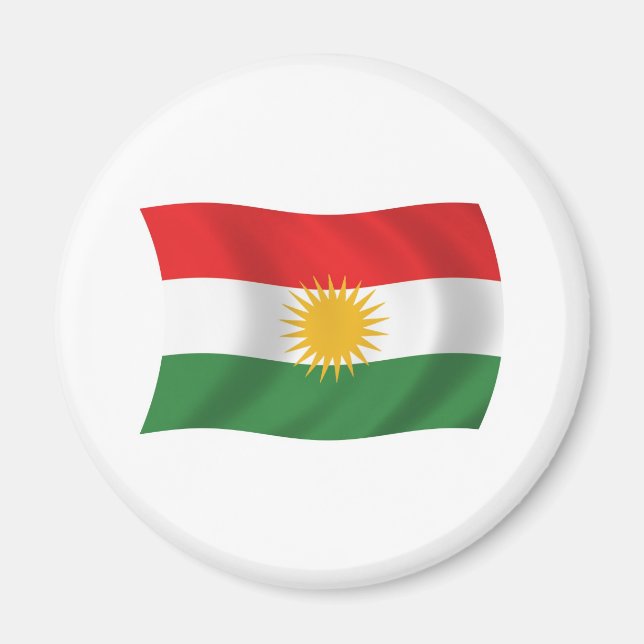 Kurdistan Flag Magnet (Front)