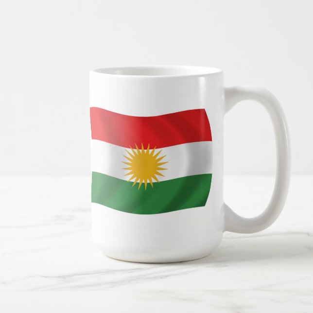 Kurdistan Flag Mug (Right)