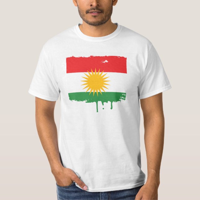 Kurdistan Flag T-Shirt (Front)