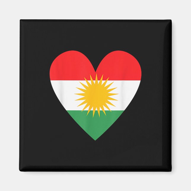 Kurdistan Gift Kurd Her Biji Newroz Kurdish Rojava Magnet (Front)
