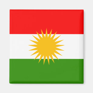Kurdistan High quality Flag Magnet