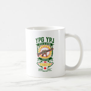 KURDISTAN - YPG - YPJ Freedom Warrior Coffee Mug