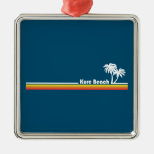 Kure Beach North Carolina Metal Tree Decoration