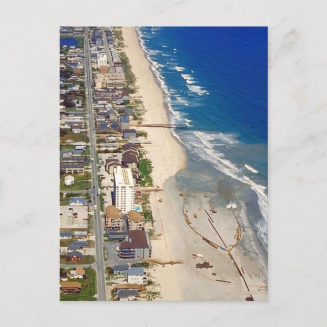 Kure Beach North Carolina Postcard (Front)