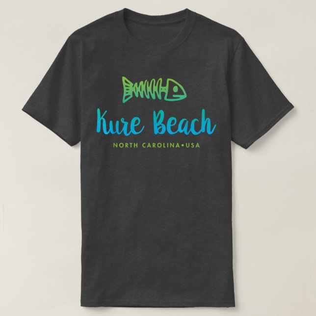 Kure Beach North Carolina  T-Shirt (Design Front)