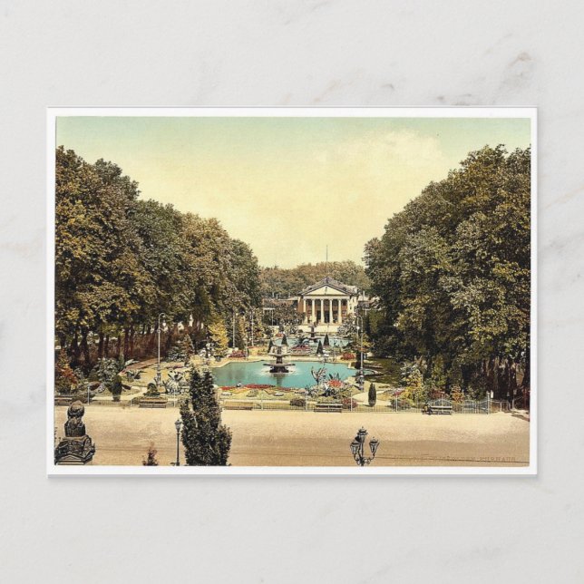 Kurhaus, Wiesbaden, Hesse-Nassau, Germany magnific Postcard (Front)