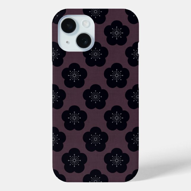 KURO UME - Bold-Bordeaux Case-Mate iPhone Case (Back)