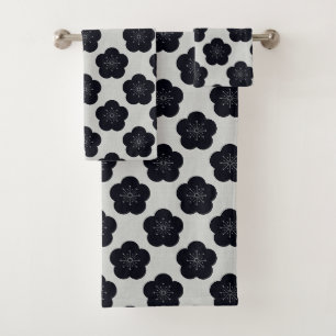 KURO UME - Bold-White Bath Towel Set