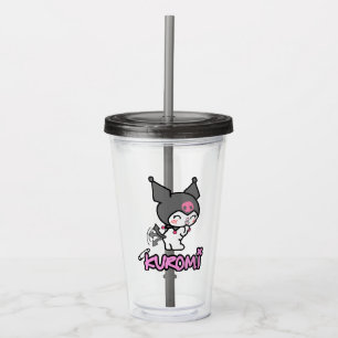 Kuromi Tumbler Wrap for Transparent Cup   Cute