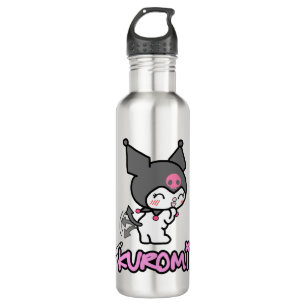 Kuromi Tumbler Wrap for Transparent Cup Cute 710 Ml Water Bottle