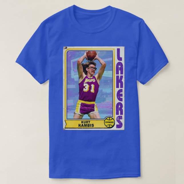 Kurt Rambis Retro Trading d T-Shirt (Design Front)